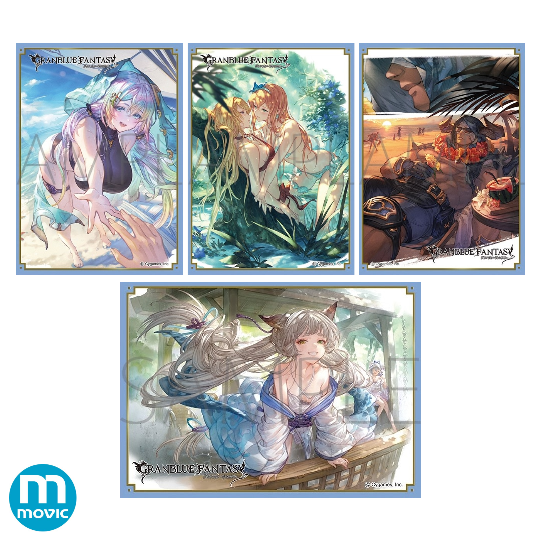[PRE-ORDER] Chara Sleeve Collection Matte Series GRANBLUE FANTASY : Cupitan, Pholia, Enyo, Vaseraga