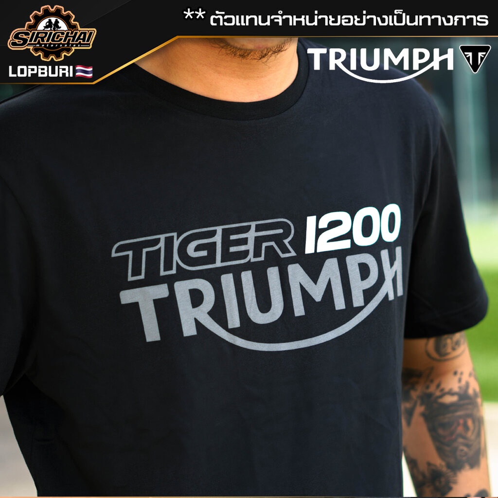 เสื้อยืด Triumph MTSS22403 ของแท้ 100%✅ ( 📌แนะนำลด 1 ไซส์จากปกติ ไซส์ยุโรปคับ )