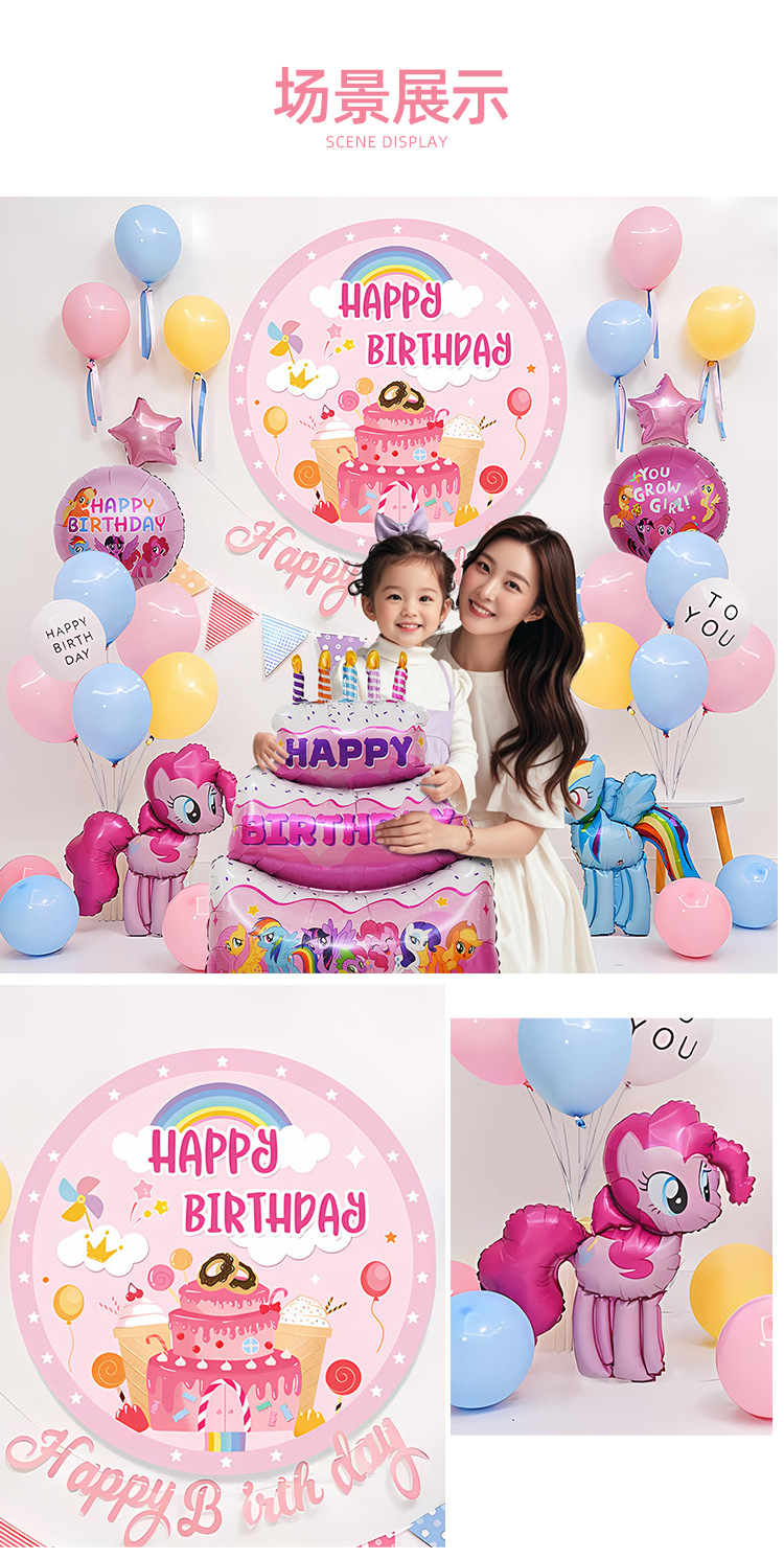 เซทลูกโป่ง ครบเซท ยูนิคอร์น จัดตกแต่งวันเกิด พร้อมส่งในไทย