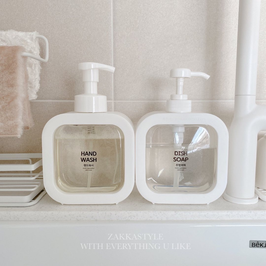 White Square Transparent Container