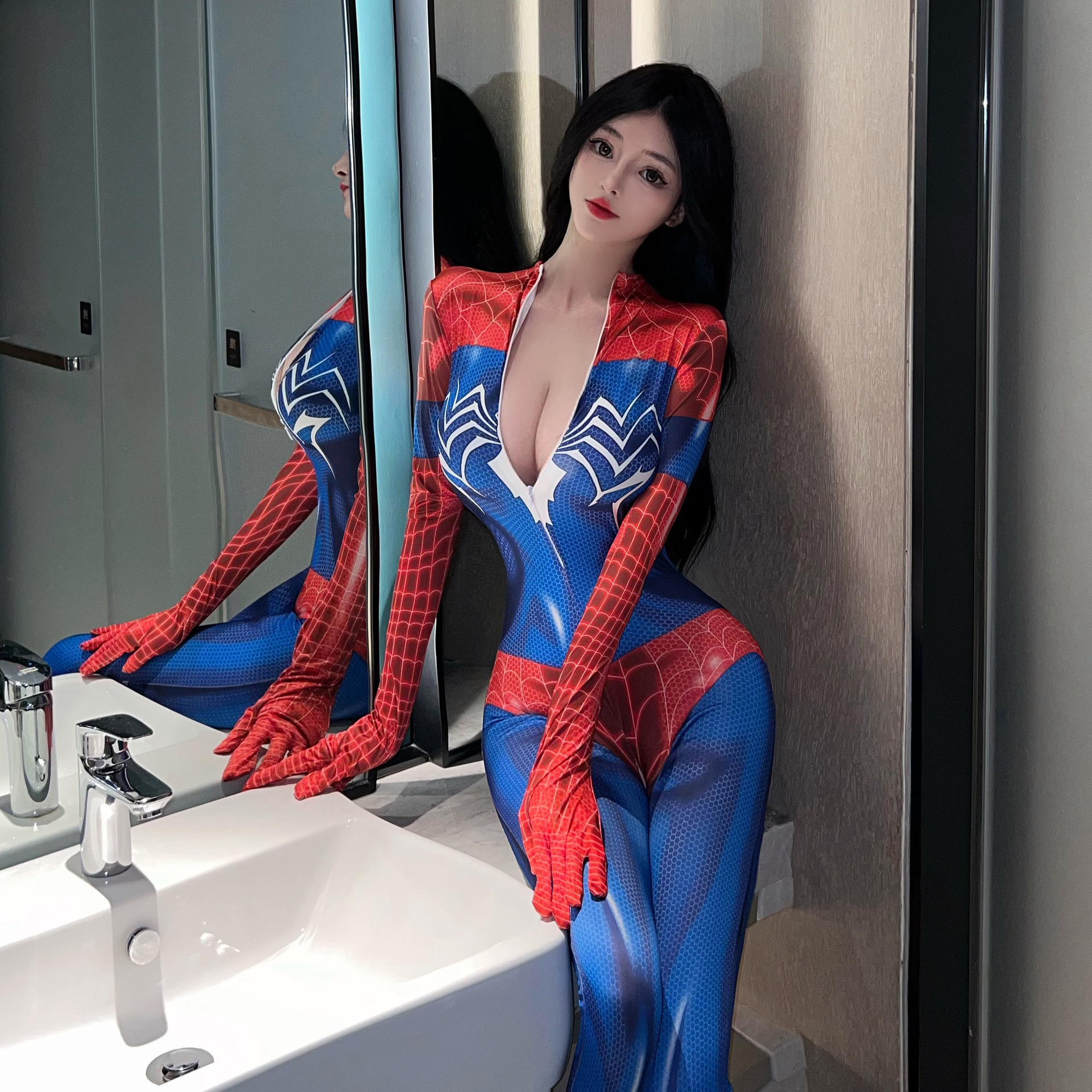 ชุดคอสเพลย์ สไปเดอร์-แมน ฮีโร่ hero พร้อมส่งในไทย