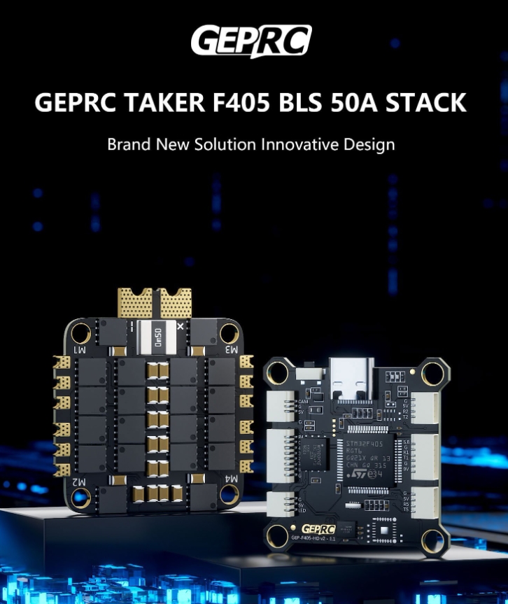 GEPRC TAKER F405 HD V2 BLS 50A Stack