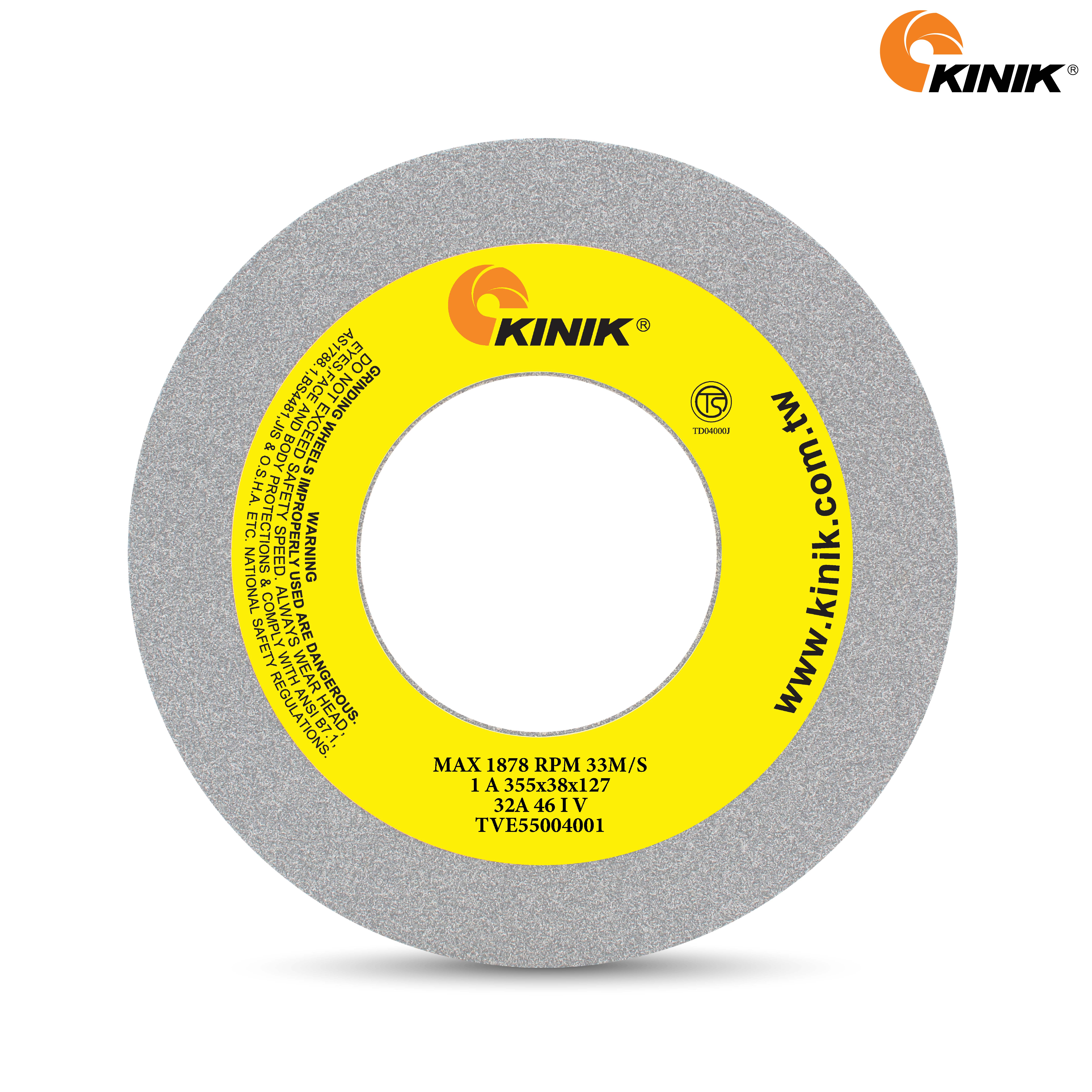 หินเจียร KINIK 32A46IV1A 355x38x127 mm.