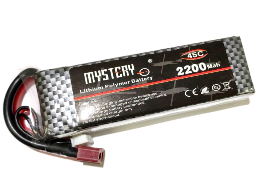 Mystery LiPo 3S 11.1V 35C 45C T-Plug หลายขนาดความคุ 2200 3000 6000mah