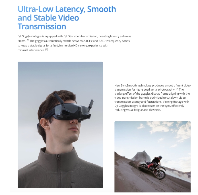 NEW !!! DJI Goggles Integra แว่นระบบ Digital ใช้ได้กับ O3 Vista Avata DJI Mini3 pro รุ่นใหม่ล่าสุด