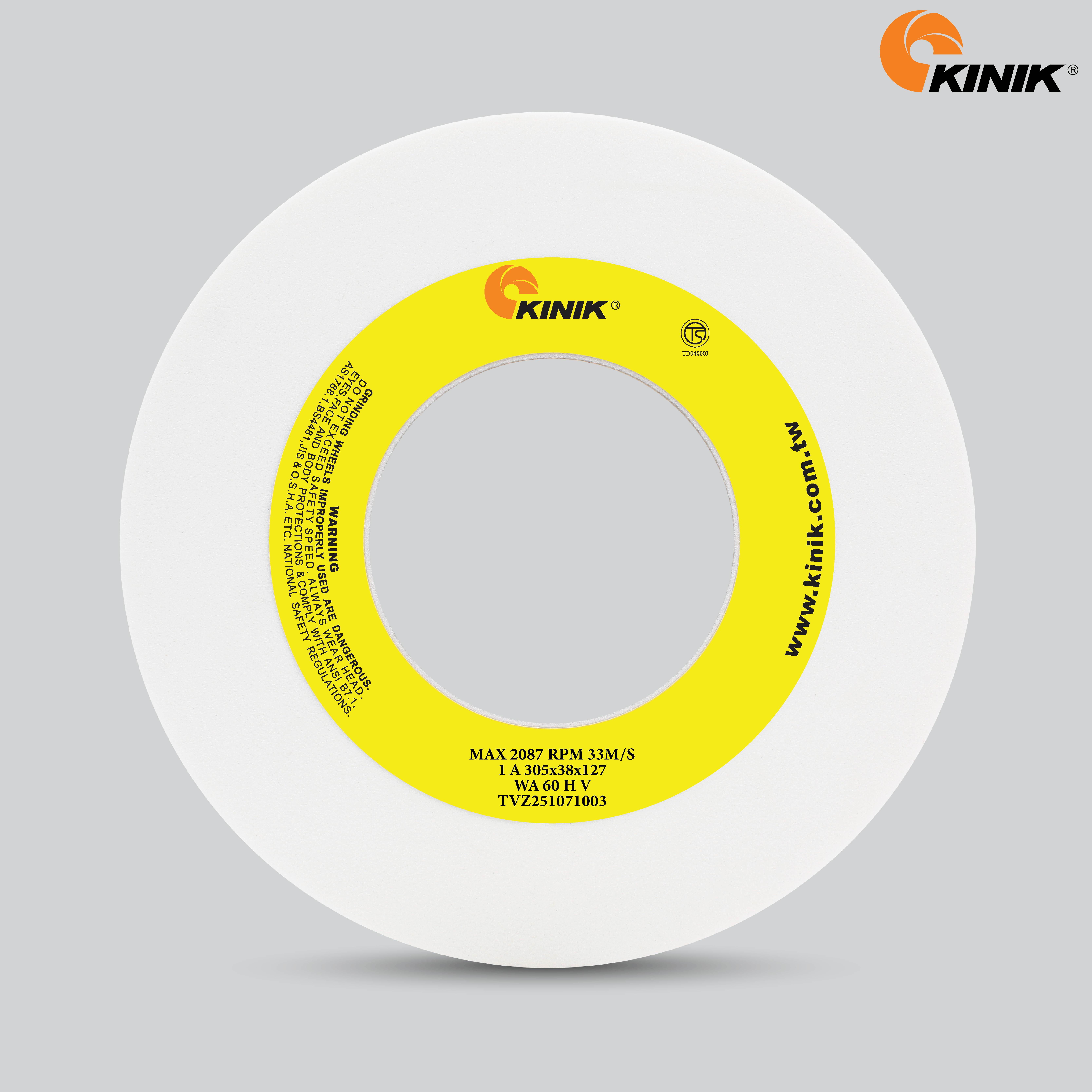 หินเจียร KINIK WA60HV1A 305x38x127 mm.