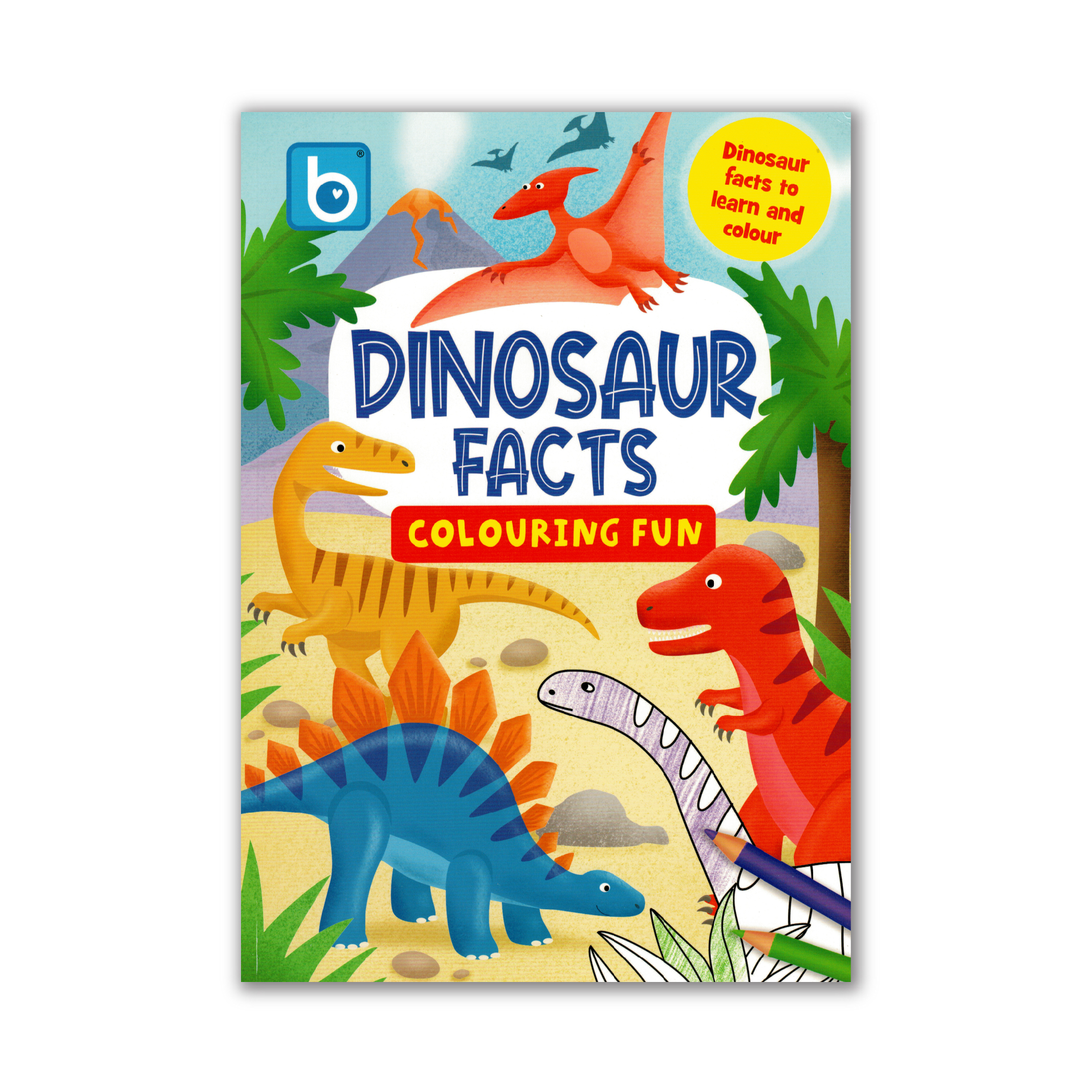 Dinosaur Facts Colouring Fun