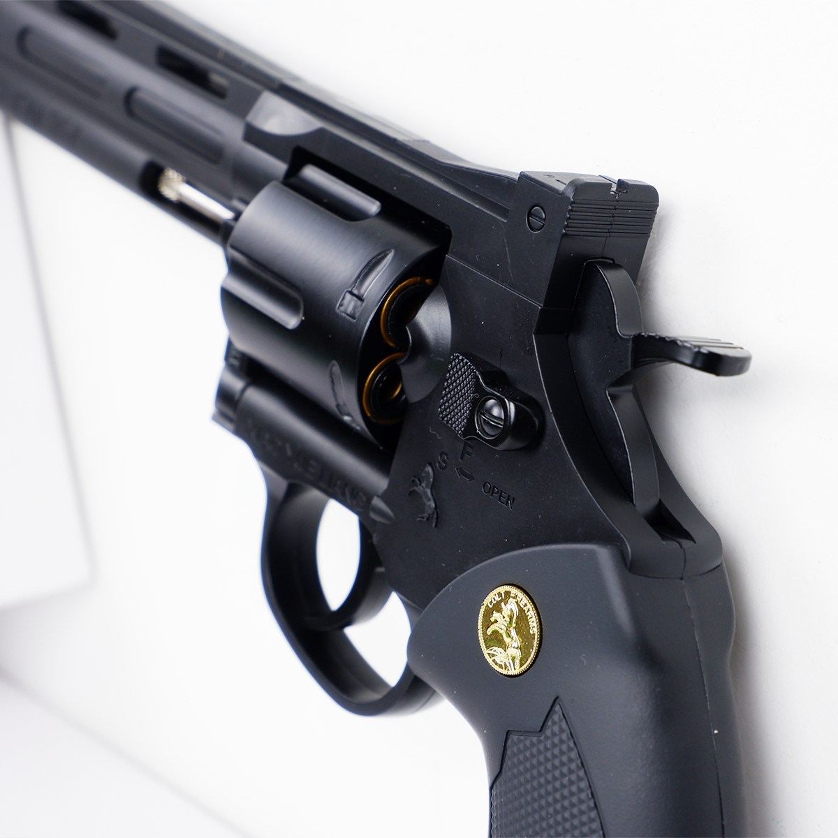 (40)Python357 ปืนเจลลูกโม่ แบบยาว ของเล่น ยิงทีละนัด