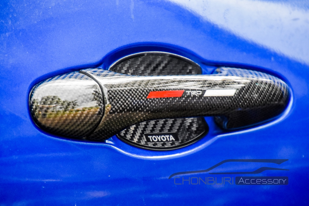 เบ้ามือเปิดกันรอย เคฟล่าคาร์บอน GRsport Legender โตโยต้า ฟอร์จูนเนอร์