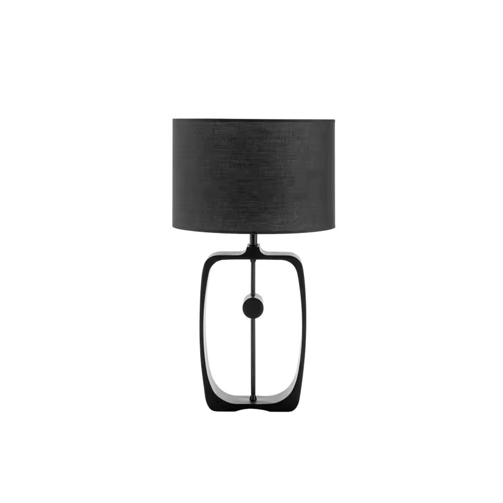 โคมไฟตั้งโต๊ะ Table lamp Metal + Fabric Black LED E27x1 IP20