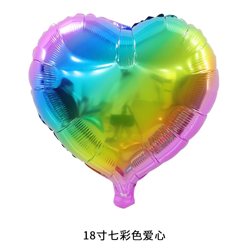 ลูกโป่งหัวใจ 18 นิ้ว ตกแต่งฉากวันเกิด (1ชิ้น)