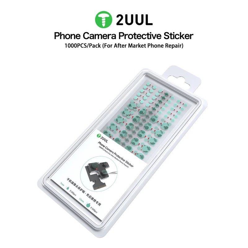 2UUL DA30 1000/ชิ้น สติกเกอร์ป้องกันกล้อง