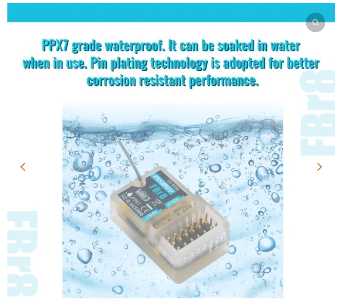 Flysky FBr8 8CH AFHDS 3 Waterproof i-BUS2 S.BUS i-BUS PPM Fit for AFHDS 3 Protocol กันน้ำจากโรงงาน