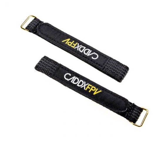 CaddxFPV Skid Battery Straps 250x15mm สายรัดแบตอย่างดี มีกันลื่น ห่วงโลหะ แข็งแรง ทนทาน เหนียวแน่นอน