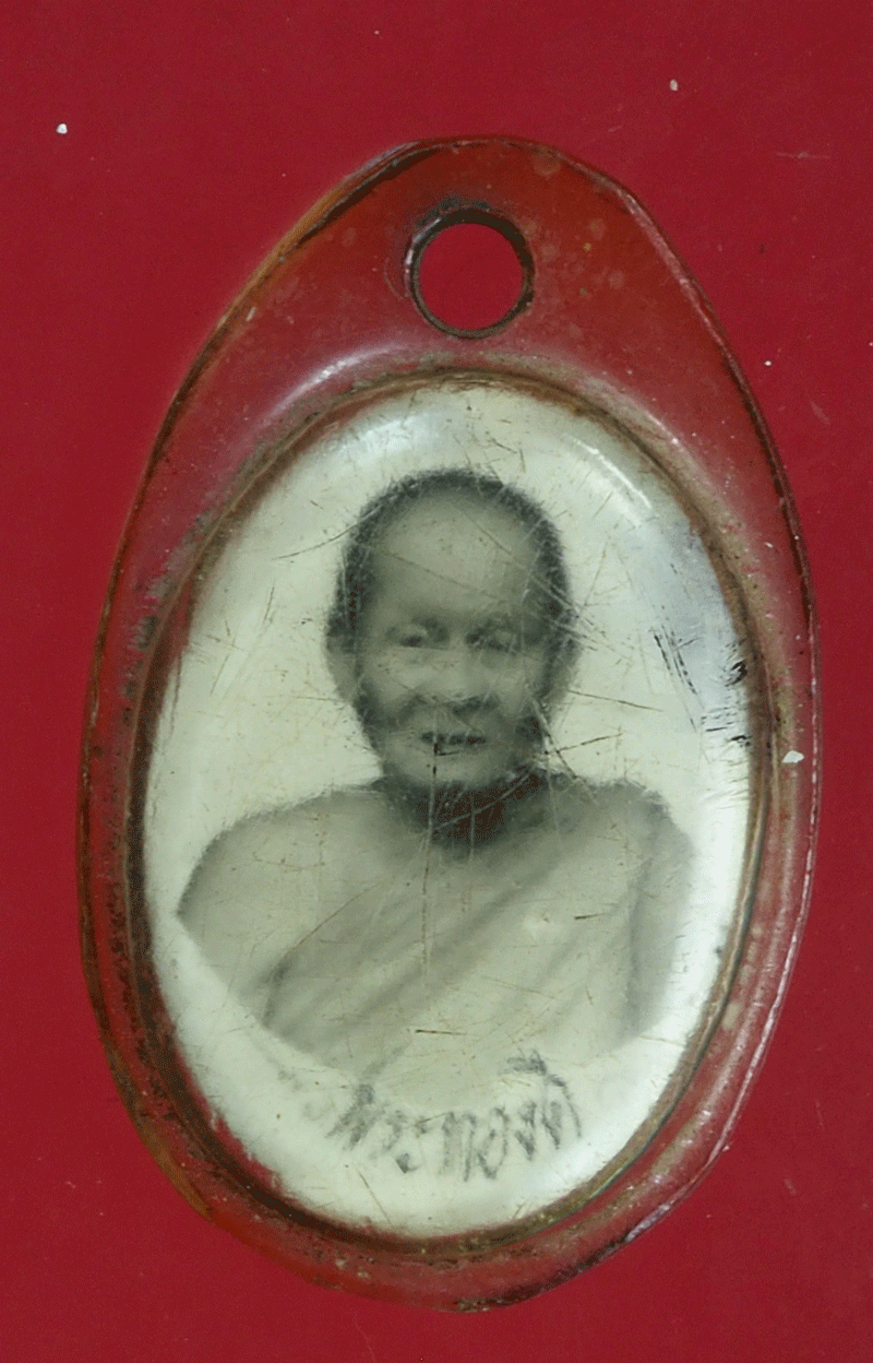 ฺB2864 รูปถ่ายพระทองดี เลี่ยมพลาสติกเก่า ไม่ทราบที่ 4