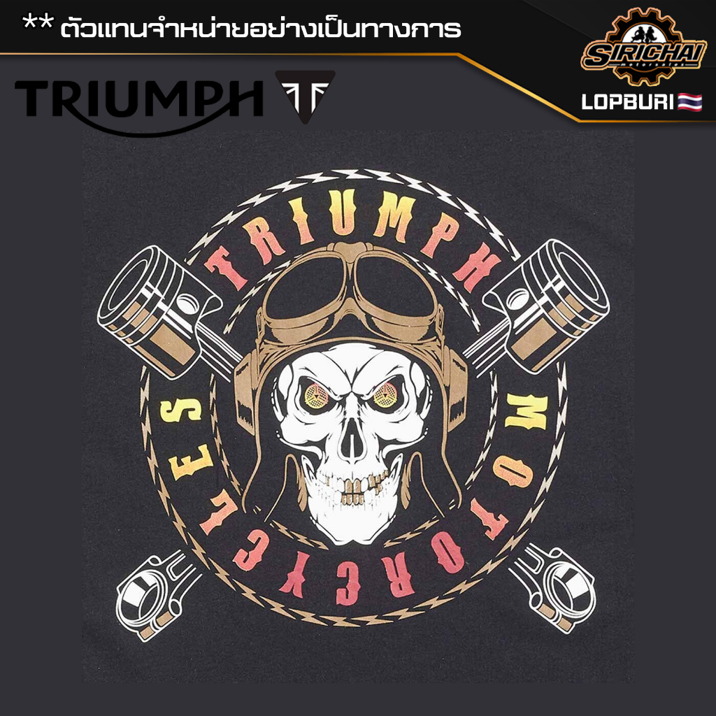 เสื้อยืด Triumph MTSS2332 ของแท้ 100%✅ ( 📌แนะนำลด 1 ไซส์จากปกติ ไซส์ยุโรปคับ )