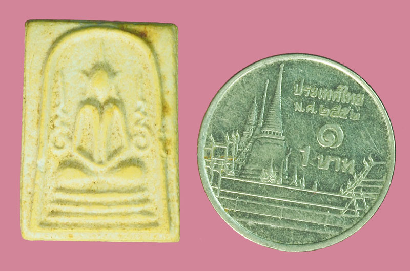 A5235 พระสมเด็จคะแนน ข้างยันต์ ไม่ทราบที่และปีสร้าง เนื้อผง 9