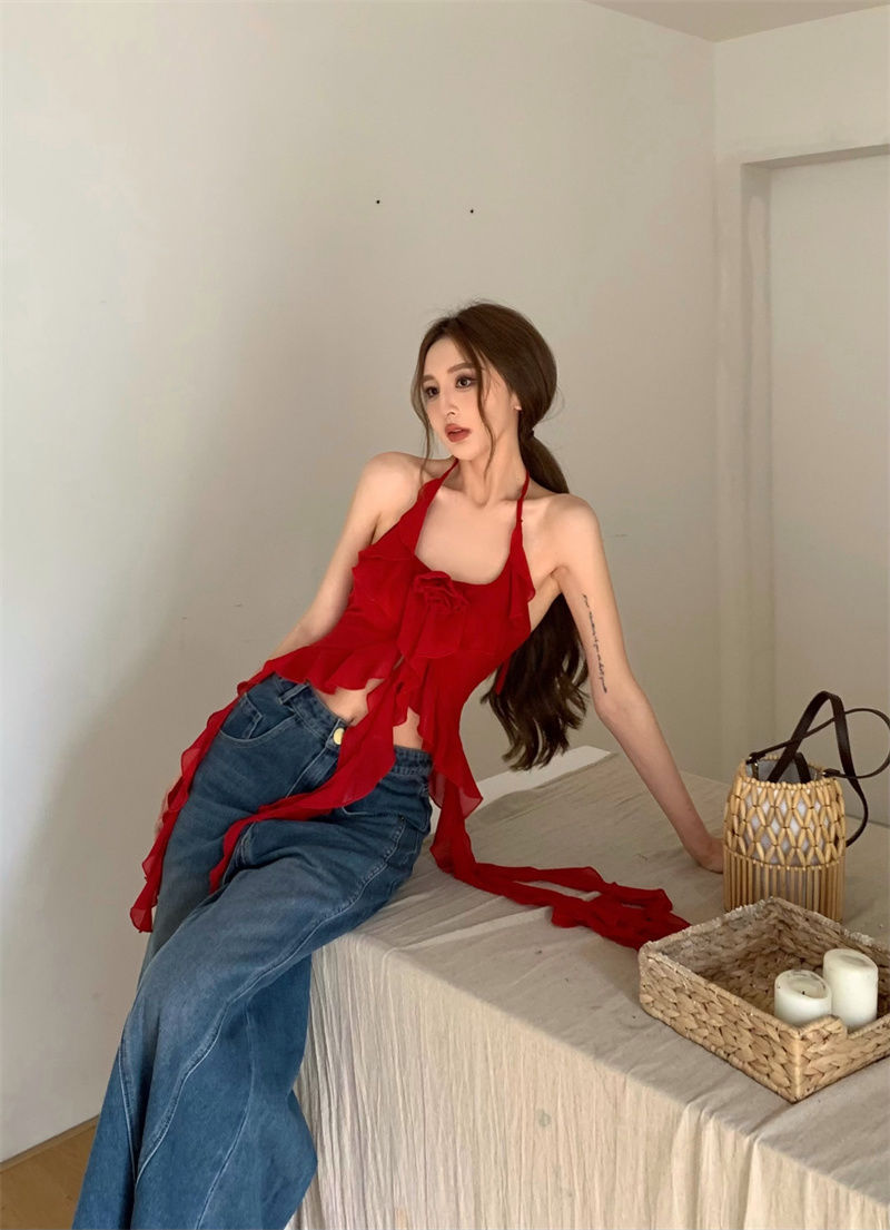 เสื้อสายเดี่ยว สไตล์เกาหลี รหัส CN2633