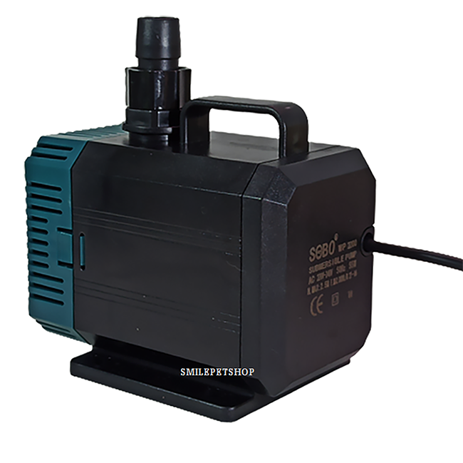 SOBO WP-2200(ปั๊มน้ำสำหรับทำระบบกรอง หมุนเวียนน้ำ ทำน้ำพุ น้ำตก ความแรง 2000 L/Hr.)