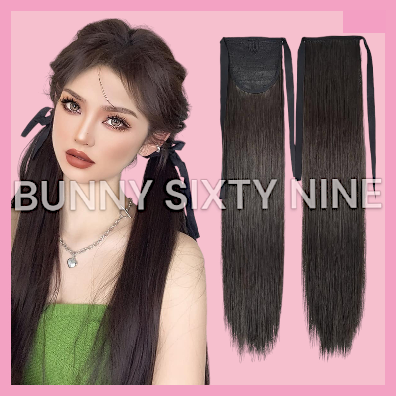 แฮร์พีช หางม้าตีนตุ๊กแก หางม้า รุ่น ผมตรง