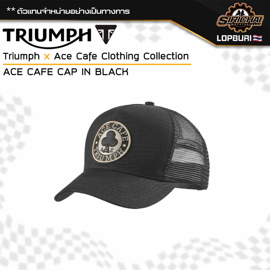 Triumph x Ace Cafe CAP IN BLACK