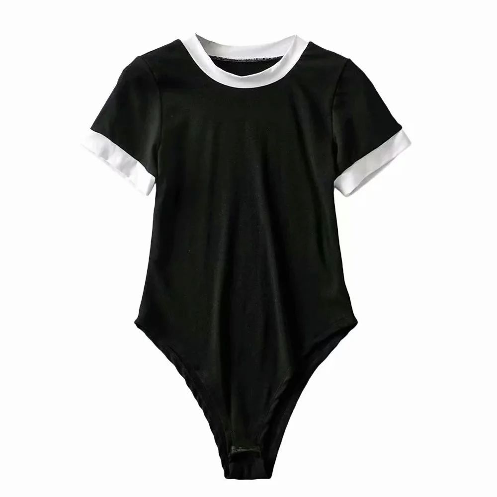 เสื้อยืดบอดี้สูท คอกลม CN1188 พร้อมส่งในไทย