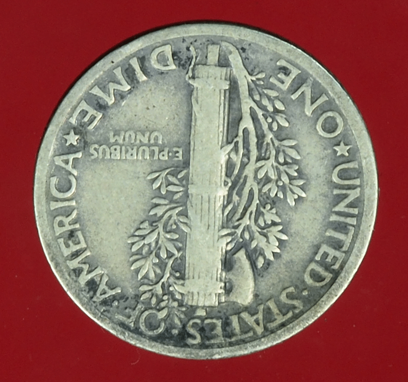 B2525 เหรียญกษาปณ์ประเทศสหรัฐอเมริกา เนื้อเงิน 17