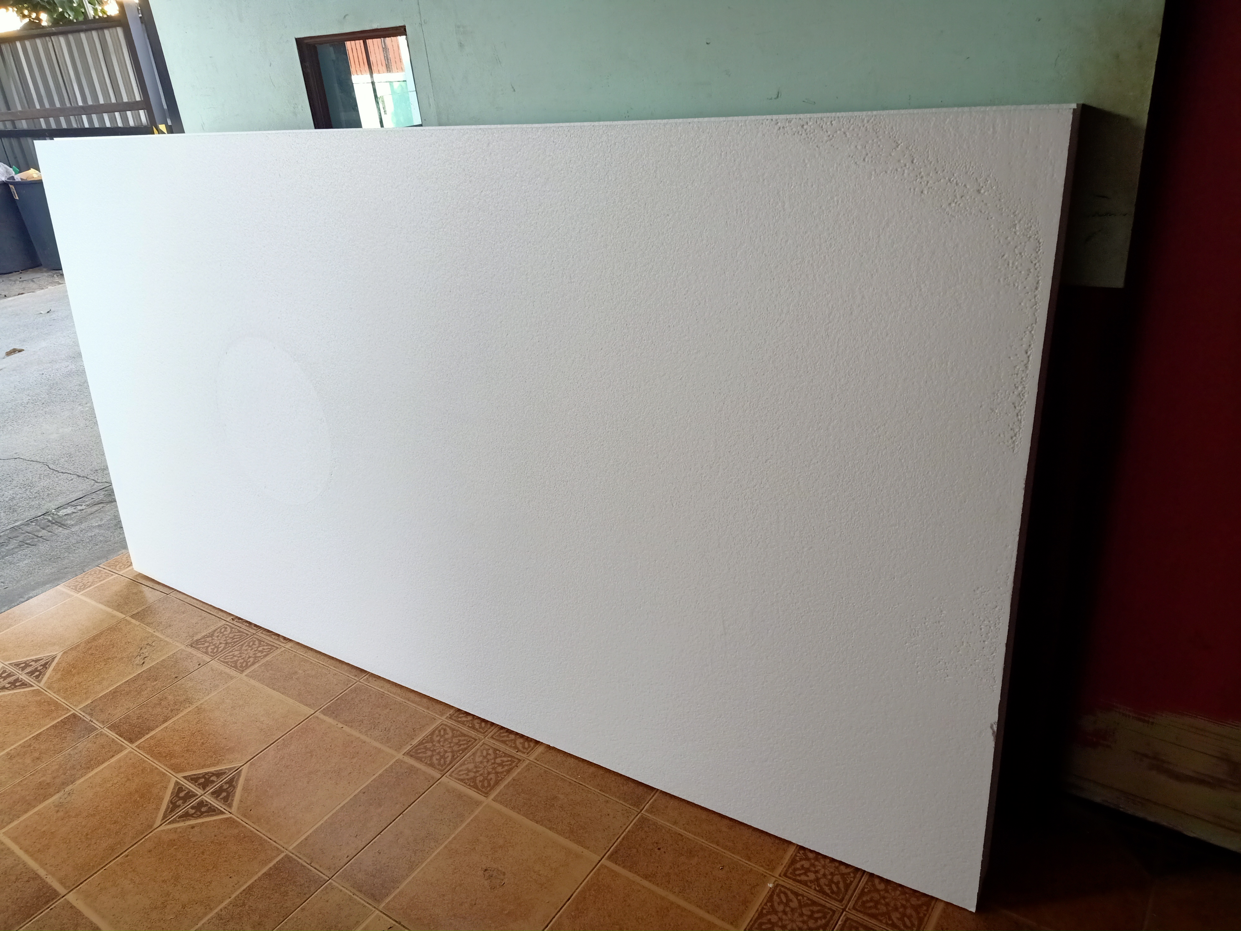 EPS FOAM,โฟมไม่ลามไฟ,โฟมกันร้อนหลังคา ขนาด 120x240 cm หนา 1"บรรจุ 10 แผ่น / แพ็ค