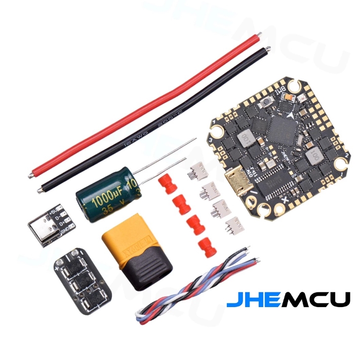 [AIO 25x25] JHEMCU GHF411AIO Pro F4 ICM 40a 3-6S รุ่นใหม่ 2023 บอร์โคอนโทรลสำหรับโดรน FPV