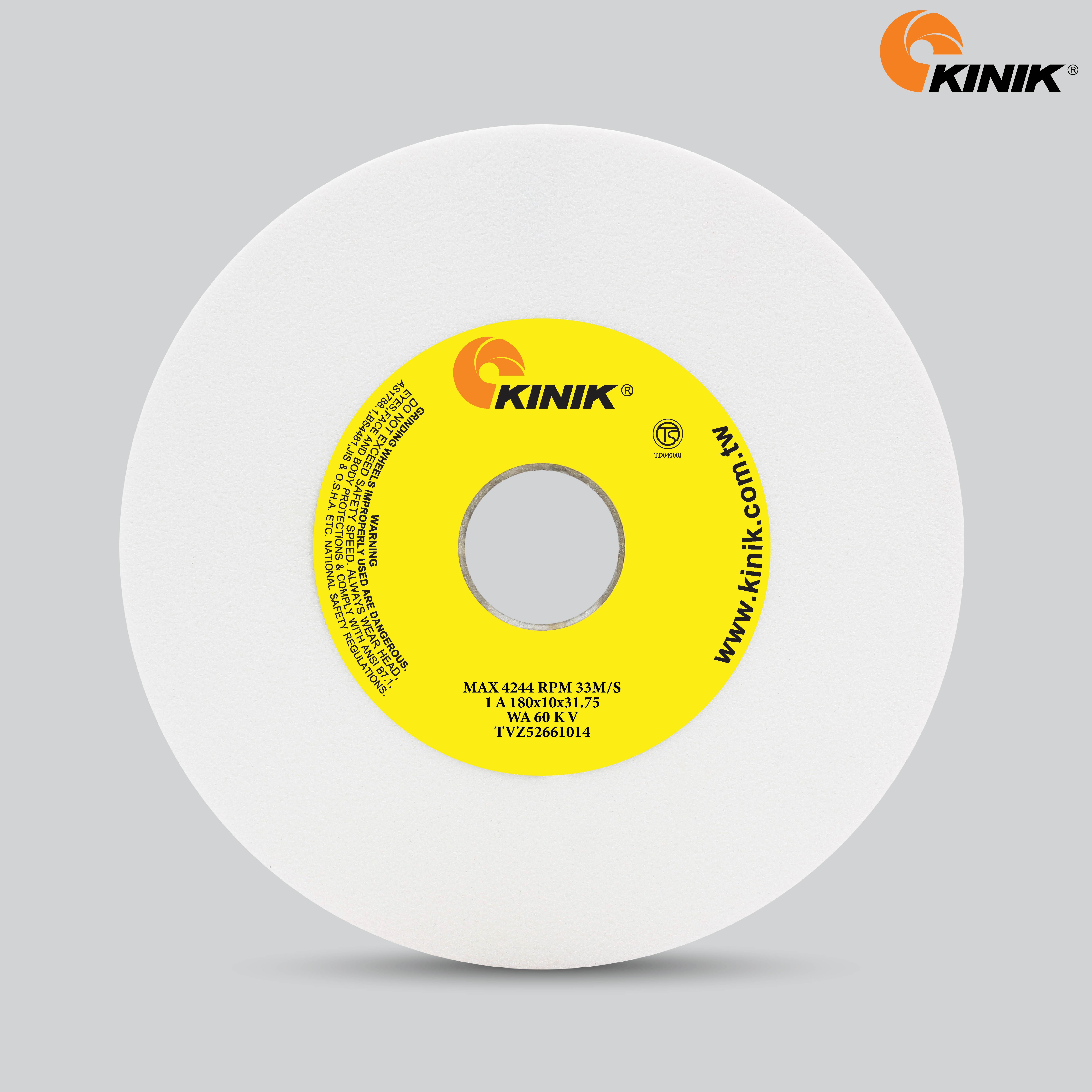 หินเจียร KINIK WA60KV1A 180x10x31.75 mm.
