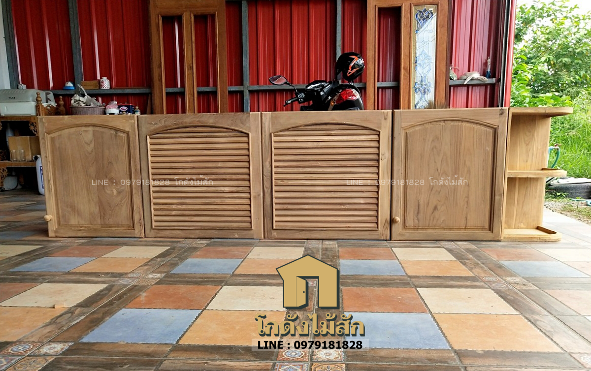 ตู้ลอยฟักเกล็ดหัวโค้ง+จบมุม 240*60*30ซม.