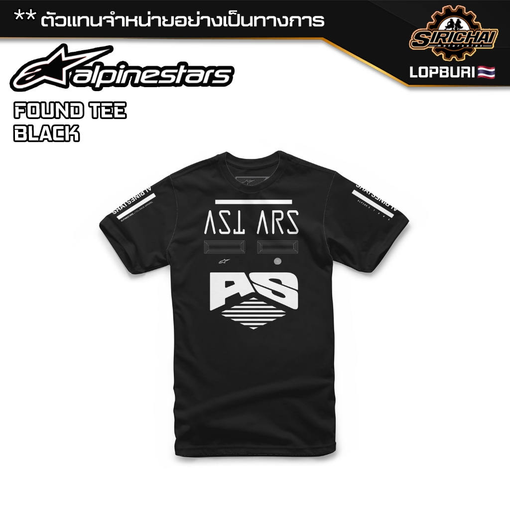 เสื้อยืด Alpinestars FOUND TEE BLACK ของแท้ 100%✅