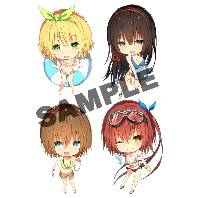 สแตนอะคริลิค ถ้าน่ารักซะอย่าง จะลามกบ้างก็ได้ใช่มั้ยคะ[Hensuki -Acrylic Stand- Yuika&Mao&Sayuki&Mizuha]