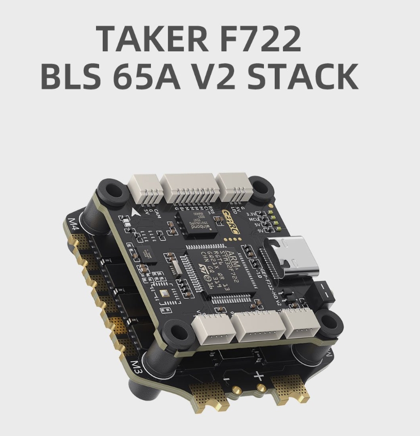 [Stack 30X30] GEPRC TAKER F722 BLS 65A V2 STACK Flight controller and ESC
