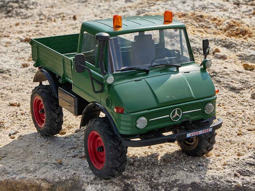 FMS 1:24 FCX24 Mercedes-Benz Unimog 421 RTR รถบังคับสเกลพร้อมเล่น ขนาด 1:24 ระบบเกียร์ 2สปีด ชุดเฟืองโลหะ