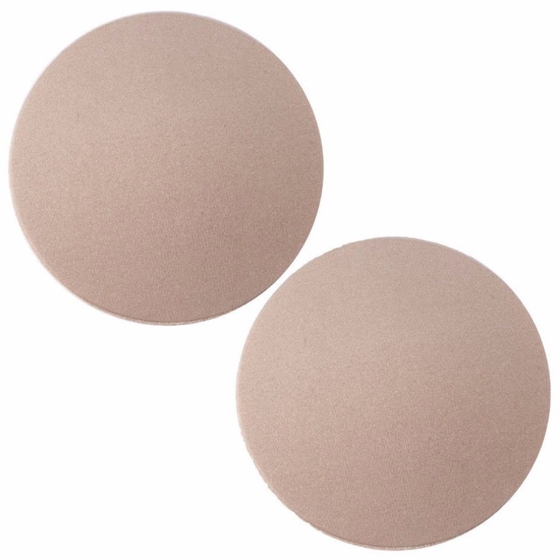 ปิดจุกผ้า สีดำ/ครีม กลม/ดอกไม้ กล่องหัวใจ