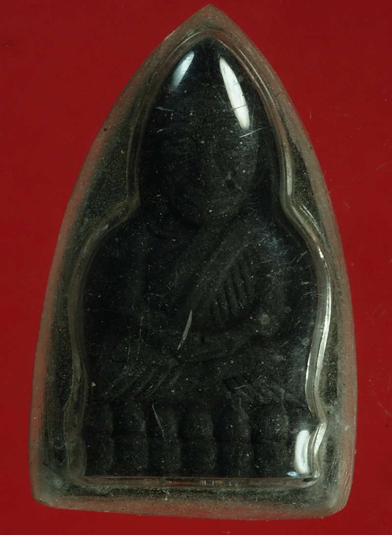 B2517 พระหลวงปู่ทวด เนื้อผงผสมว่านไม่ทราบที่และปีสร้าง 11