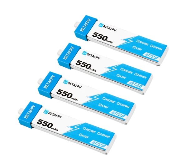 แบตเตอรี่ 1เซล BETAFPV BT2.0 550mAh 1S Battery