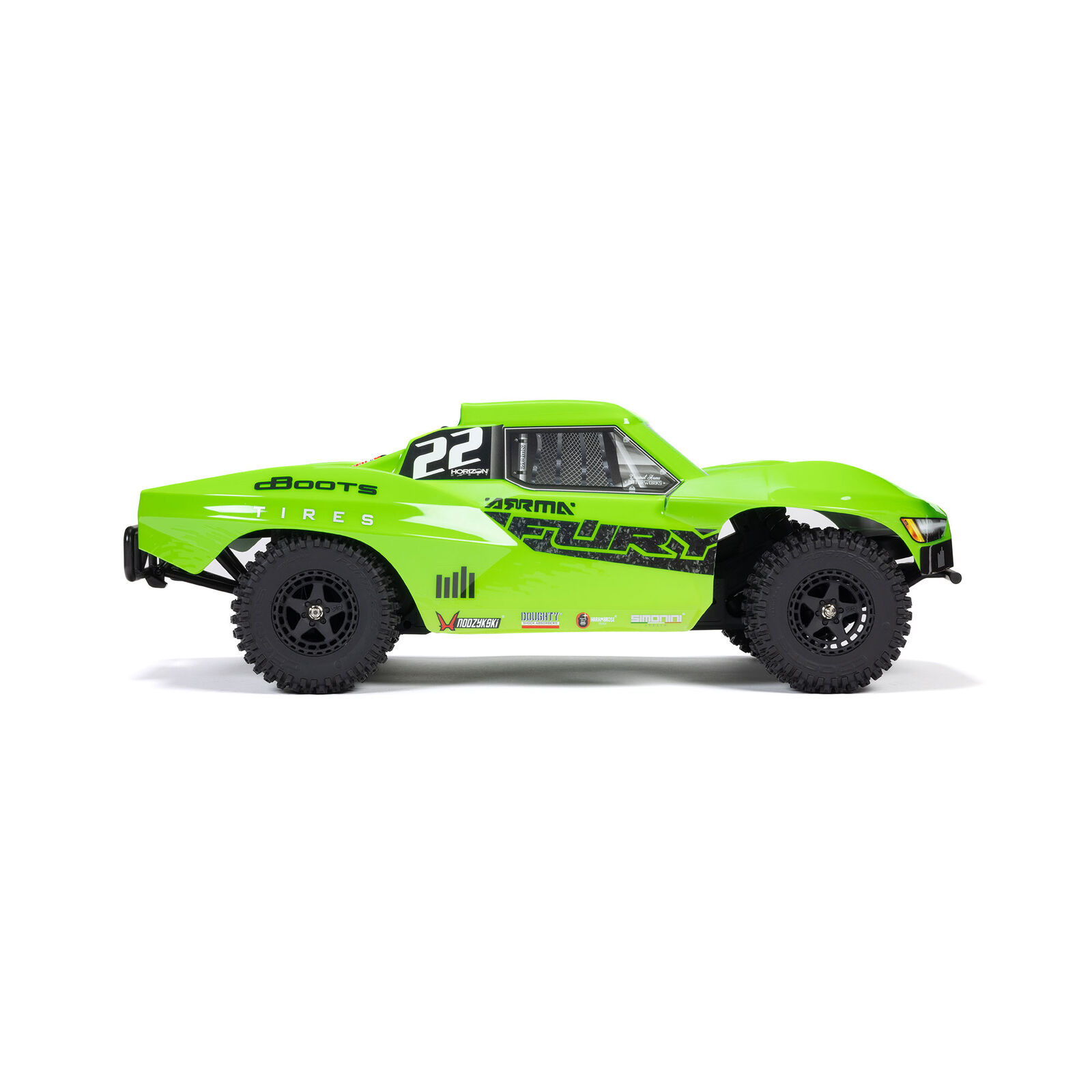 ARA3221T1 1/10 FURY 2WD RTR Brushed Short Course Truck