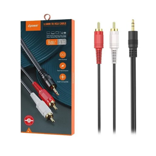 D-power 3.5MM TO RCA CABLE