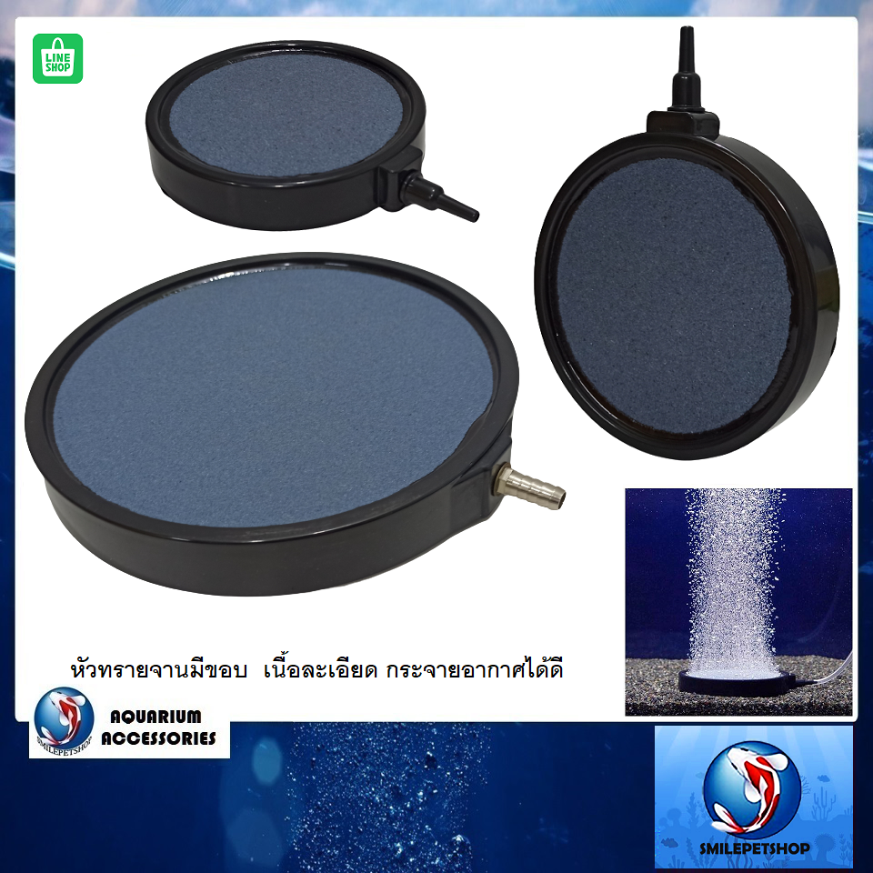 หัวทรายจานมีขอบ (หัวทรายจานแบบมีขอบ เนื้อละเอียด กระจายอากาศได้ดี)