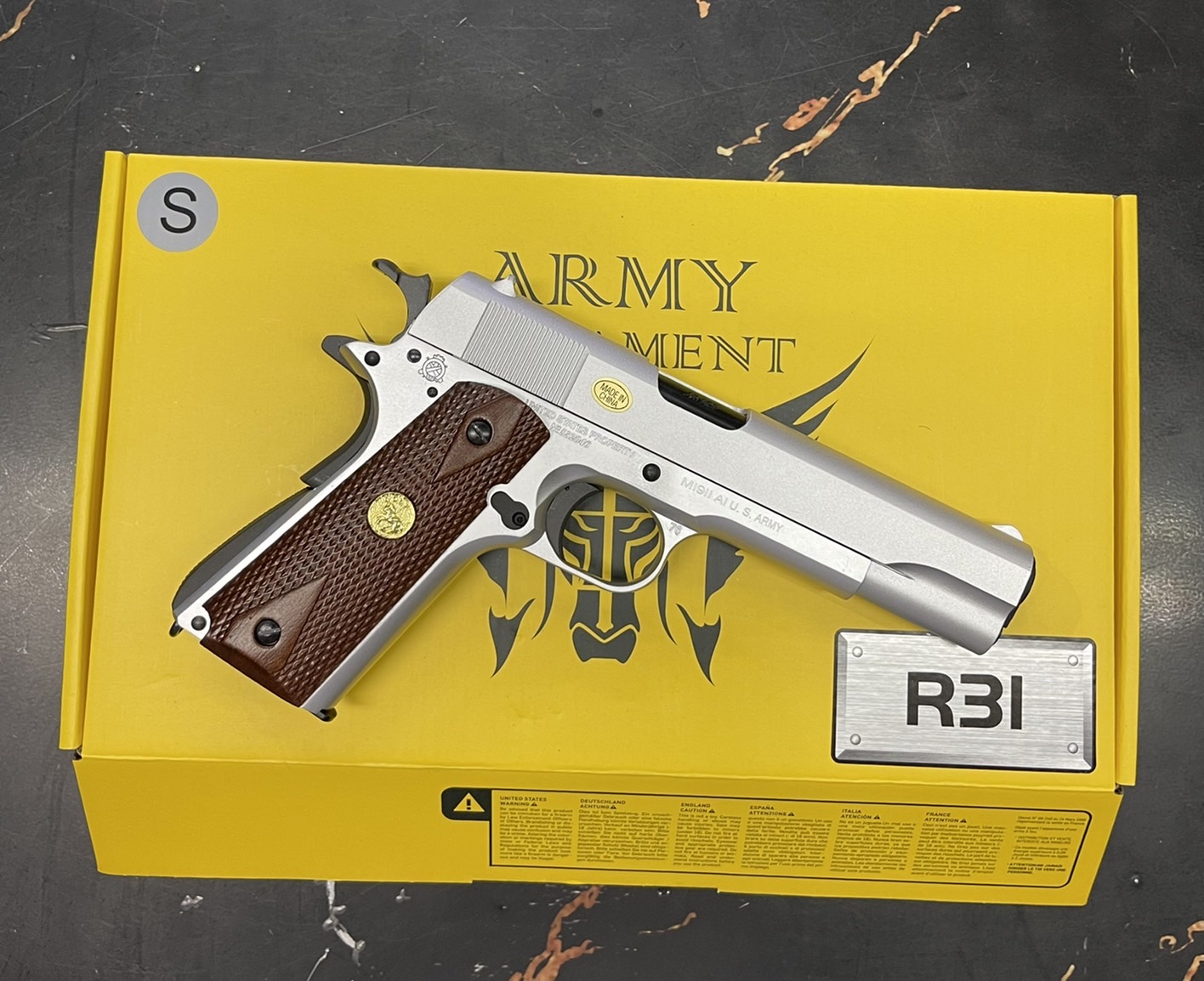 R31-S : Colt M1911A1 เงิน - ARMY Armament