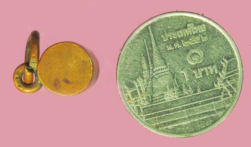 A5221 ปลอกตะกรุดทองแดง สำหรับใส่ตะกรุดลูกปืน เนื้อทองแดง 16