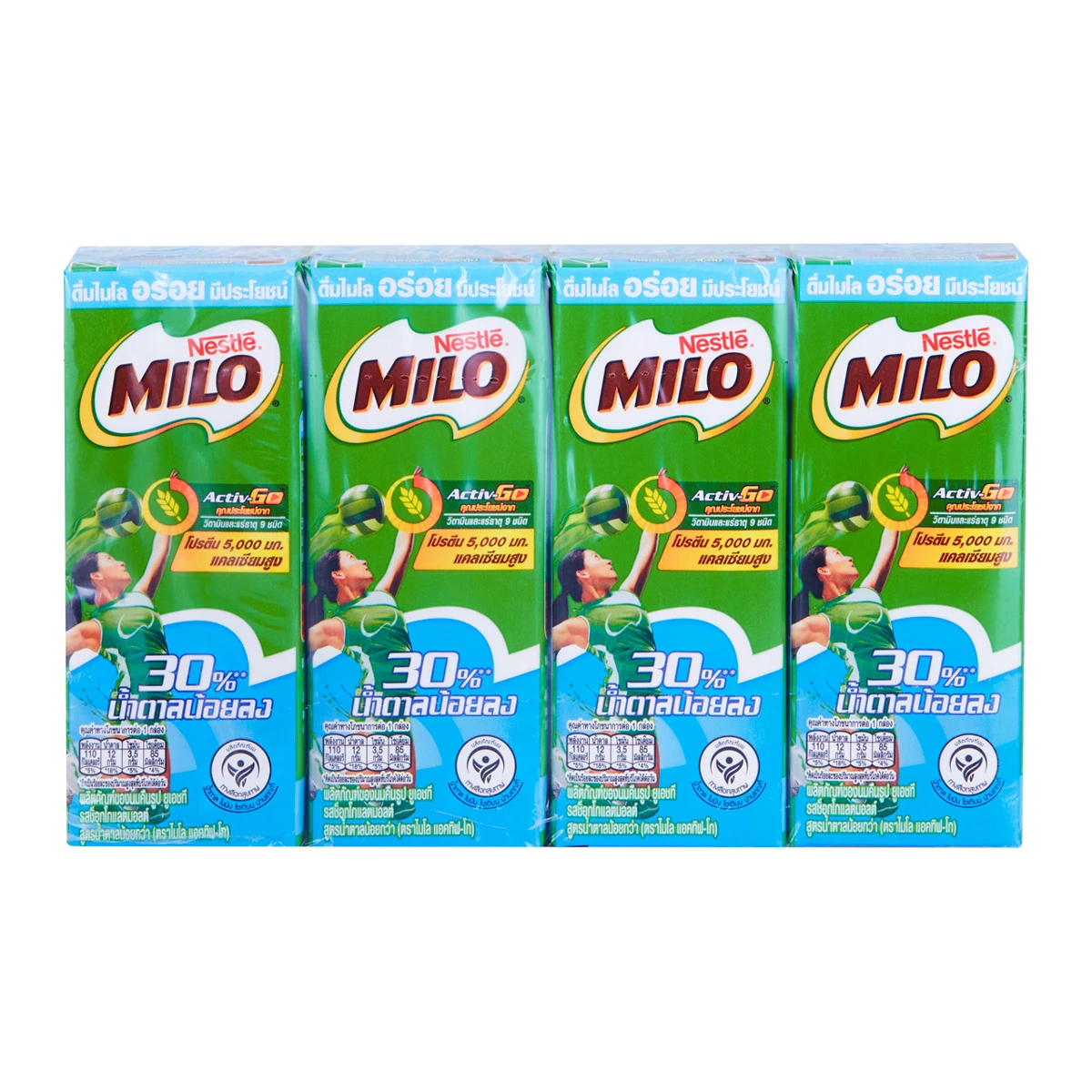 8850125082786 ไมโลยูเอชที น้ำตาลน้อยกว่า 180ML (แพค4)