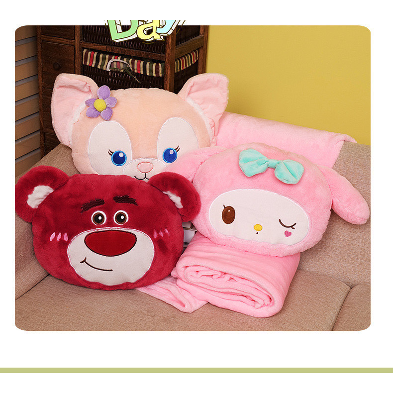 หมอน+ผ้าห่ม หมอนตุ๊กตาน่ารัก พร้อมส่ง