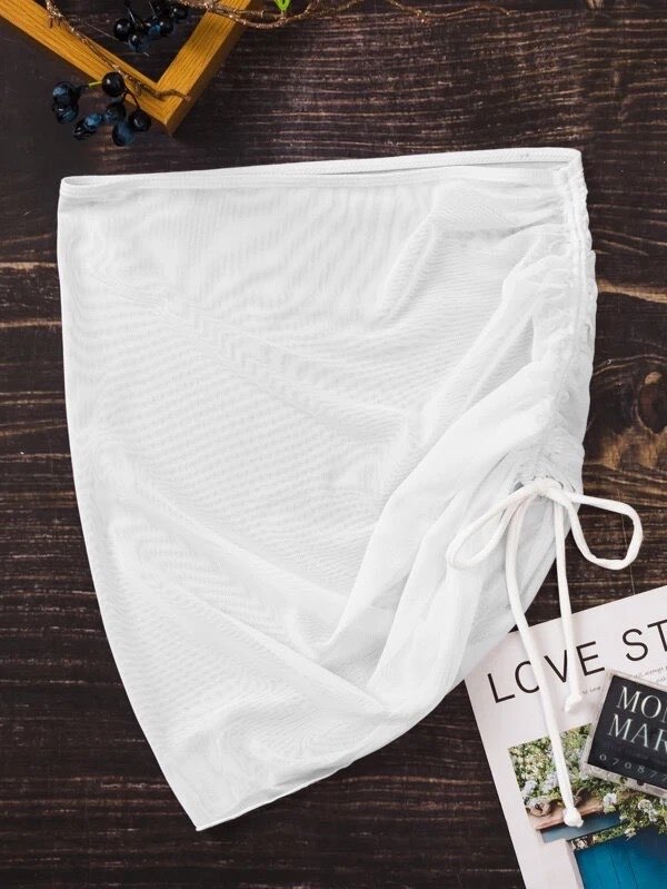 กระโปรงซีทรู บิกินี่ รูดข้าง รหัส SW087