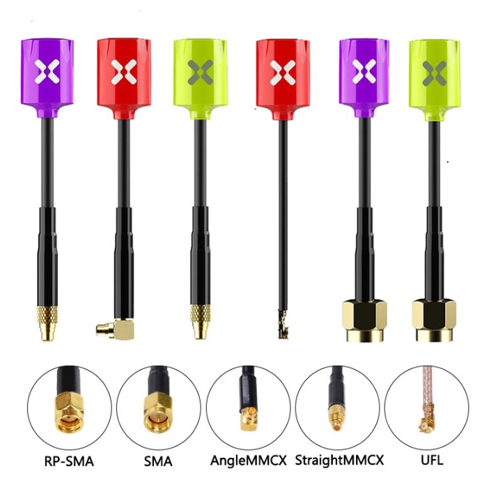 Foxeer Micro Lollipop 5.8G 2.5DBi High Gain Omni เสารับ-ส่งภาพ มีให้เลือกขั้วหลายแบบ
