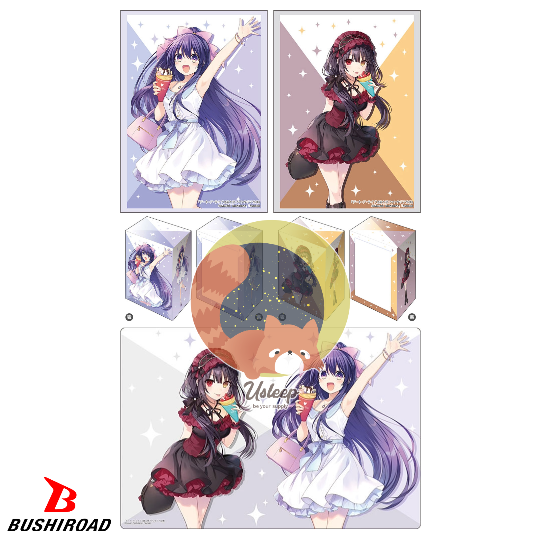 [PRE-ORDER] Bushiroad Sleeve & Deck Holder V3 & Rubber Mat V2 Fujimi Fantasia Bunko Date A Live : Tohka Yatogami, Kurumi Tokisaki