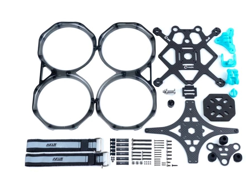 Axisflying Cinewhoop CineON series C35 V2 DJI O3 3.5inch frame Kit เฟรมโดรน ใบพัด 3.5นิ้ว