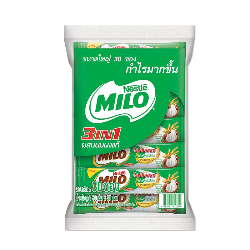 8850127002300 ไมโลผง3อิน1 แอคทิฟโก 30ซอง 30กรัม